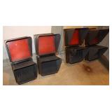 4 Pedestrian Walk Lights, empty inside