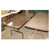 2 Folding Tables, 95.5"x30"x29" & 96"x30"x29"
