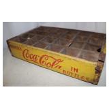 Vintage Wooden Coca-Cola Crate, 18.5"x12"x4"