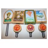 4 Wooden 8" Tap Handles: