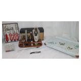 6 Metal Trays, 2 Bartender Kits & 6 Salt Cellars