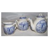 Little Mae Pets Tea Pot, Sugar & Creamer