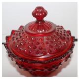 Fenton Hobnail Pattern Candy Dish: