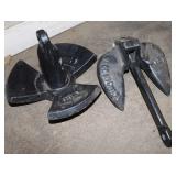 2 Boat Anchors