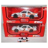 2) 1:24 Scale Die Cast Racing Champion Cars;