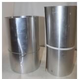 2 Rolls of Aluminum Sheeting 12" & 14" Wide