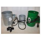 Inline Fans & 6" Diameter Electric Damper: