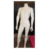 Male Full Body Mannequin w/ Extra Arm