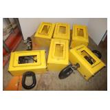 6 Partial/ Unfinished Crane Scale Rigging Boxes