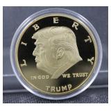 TRUMP Commemorative  coin in case