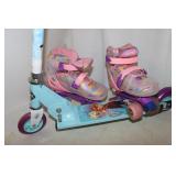 Frozen Huffy Scooter & Roller Skates;