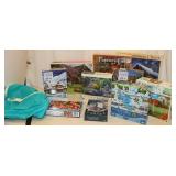 10 Puzzles, 2 Sealed; 300-1000 pieces