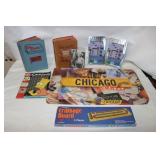 Chicago in a Box, 2 Domino Sets, Cribbage Board &