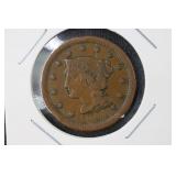 1854 large cent