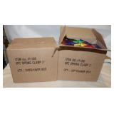 24 New Packs of 6 pc 3" Spring Clamps