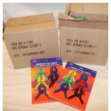 26 New Packs of 6 pc 3" Spring Clamps