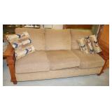 Schweiger Wood Frame Cushioned Couch;