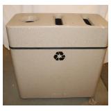 3 Compartment Recycling Separator Bin;