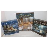 1 Sealed & 2 Opened Animal Jigsaw Puzzles: