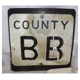 County BB Metal Sign 24"x24"