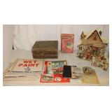 2 Vintage Pop Up Cards, Signs & Books: