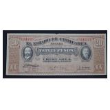 1915 Mexico 20 pesos note