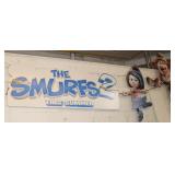Large Cardboard Cutout of The Smurfs 2;