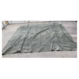 Canvas Tarp 136"x132" has 1 Small Hole