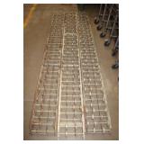 3 Roller Conveyors, Each Roller is 120"x12"