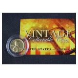 1943 WW2 WHEAT LINCOLN CENT 24KT GOLD PLATED