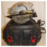 RYOBI Mo. CSB143LZ 7-1/4" Saw w/ Case, Works