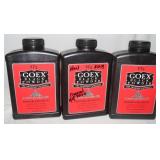 3) Goex FFg 1 LB Black Powder: 1 partial
