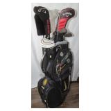 Sasquatch Golf Bag w/ 4 Drivers, 9 Irons & more