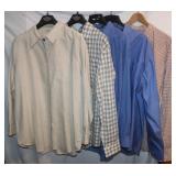 5 Button up Shirts: Eddie Bower TXL,