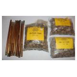 Vintage Wood Shotgun Cleaning Rods, Cards & Wads