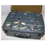 Plano 16'x11'x7'  Over Under Tackle Box w/ Baits;