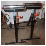 2 Roller stands 12' Wide Adjustable 27'-44' Tall