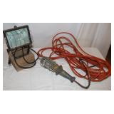 Halogen Work light & HD Trouble/Drop Light; work