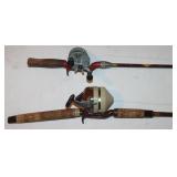 1 St. Croix & 1 Garcia Conolon Rod Reel Combos