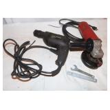 Craftsman 3/8' Drill & Milwaukee 6145 4-1/2', work
