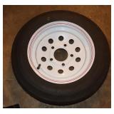 New 5 Lug Trailer tire 4.80-12