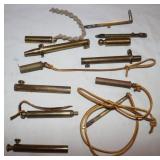 3 Vintage Black Powder Cap Holders &