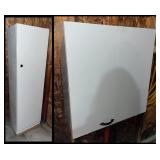 2 Metal Cabinets: 18x13x61.5, 24x12x26'