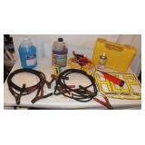 Jumper Cables, Windshield Washer Fluid &