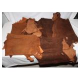 6 pc. Tanned Leather