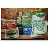 Lawncare Fertilizer & Seed: 7 bags;