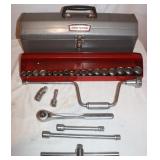 25 pc. Craftsman 1/2' Drive Socket Set & Tool Box;