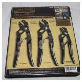 New Craftsman 3 pc. Robo Grip Plier Set