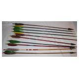 10) 27' Wooden Arrows