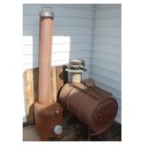 2 Wood Stoves: 21'x17x14', 30'x19x26'